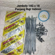 Spoke Spokes 160mm JEMBOLY 14Gx18 For Children's Bicycle Rims 18 Inch Folding 16 Plus 16x13⁄8 and Ri