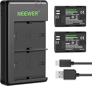 Neewer Replacement LP-E6NH Battery Rechargeable Battery Charger Set Compatible with Canon EOS R5, EO
