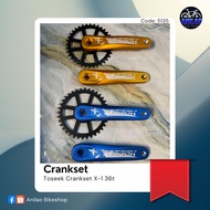 Toseek Crankset X-1 34T