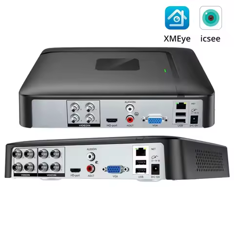 XM H.265 5MP 4CH 8CH DVR Digital Video Recorder Home Security Camera System 5M-N 6 in 1 XVI AHD TVI 
