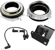 4-Wheel Drive 4WD Locking Hub Actuator Vacuum Solenoid w/Cover Line Compatible for 2004-2015 Ford F1