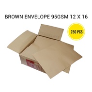BROWN ENVELOPE 95GSM 12 X 16 (250PCS)