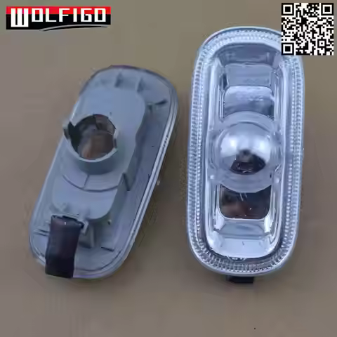 2Pcs Side Indicator Marker Turn Signal Light 8E0949127 for Audi A3 04-08 A4 B6 B7 01-08 A6 C5 C6 01-