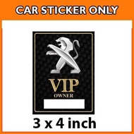 Peugeot VIP - Car Sticker