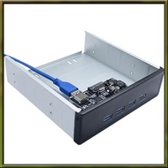 USB 3.0 Hub Splitter PCI-E 1x to 4 Ports USB 3.0 Card Floppy Bay Front Panel for PC Desktop Tower Ca