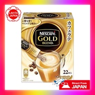 Nestle Japan Nescafe Gold Blend Stick Coffee Cafe Latte / 22P / instant Coffee【Direct from Japan】