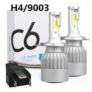 LED Car Headlight C6 H4 H11 H8 H9 H16 H7 9005 HB3 - H4/9003, 1 Pcs