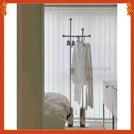 Stainless steel floor-standing clothes and bags ins coat rack home bedroom storage Nordic light luxu
