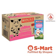 Marigold UHT Strawberry Milk, 12 x 1L (Halal)