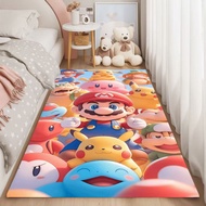 Cartoon Cartoon Dopamine Mario Pikachu Living Room Home Decoration Carpet