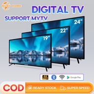 Digital TV 24 inch TV Murah EXPOSE 19"/22"/24"Television Support MYTV 4K UHD LED Dolby Sound 1080P Support CVBS/AUDIO IN