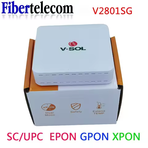 VSOL ONT VS2801SG GPON Epon XPON FTTH Onu Modem 1GE Terminal PPPOE ZTE Chip VS2801SE Bridge Route Da