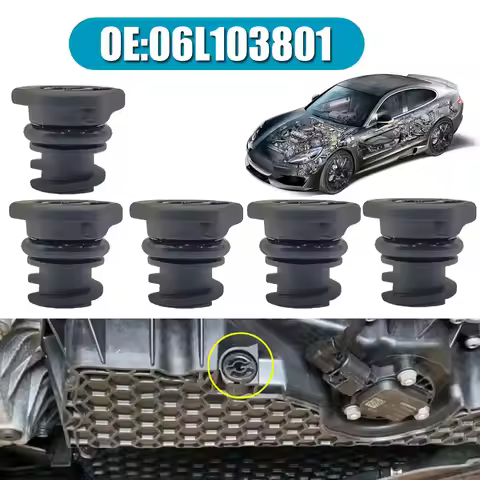 5pc Plastic Oil Pan Sump Plug 1.8 TSI 2.0 TFSI Petrol Engine Oil Drain Plug 06L103801 for Audi A3 A4