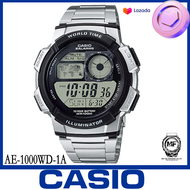 M&F888B Casio Standard นาฬิกาข้อมือผู้ชาย สายสแตนเลส รุ่น AE-1000WDAE-1000WD-1AAE-1000WD-1AVDF - สีด