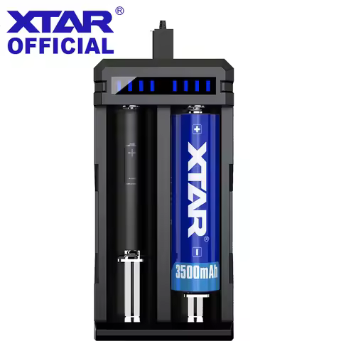 XTAR 18650 Charger SC2 Max 3A Fast Charge Charging Rechargeable Battery 18650 18700 20700 21700 2265