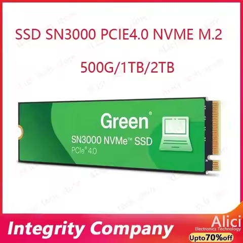 Green SN3000 500GB 1TB 2TB NVMe M.2 SSD PCIe 4.0 2280 5000MB/s SSD for PC Notebook PS5 Laptop Comput