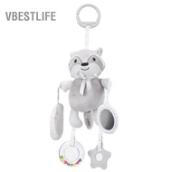 VBESTLIFE Hanging Bell Toy  Teether Stroller Racoon Dog for Kids Infant(Civet cat)