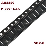 50Pcs AO4459 SOIC-8 SOP8 P-Channel MOSFET -30V 6.5A SMD Power Field Effect Transistor Load Switch Ch