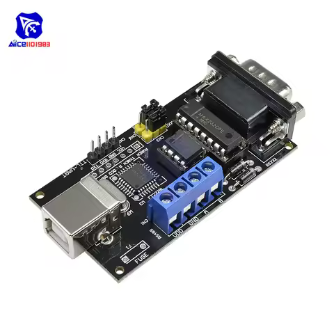 USB to Serial RS232/UART TTL/RS485 Converter DB9 Adapter Converter Module FTDI FT232BM/BL for Arduin