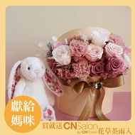 CNFlower西恩 暖馨時光 Jellycat兔子恆星花禮 永生花 居家擺飾 驚喜 祝福 母親節限定