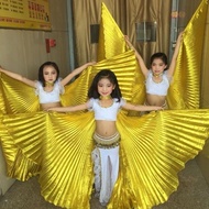 Belly Dance Golden Wings Props Golden Wings Dance Costume Colorful Wings Children Performance Openin