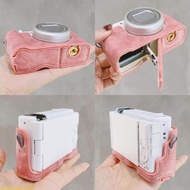 Best PU Leather Half Camera Case For ZV1M2 ZV1F With Bottom Opening Easy  Access Convenient Protecto