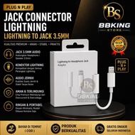 AUX Lightning Converter Headset Splitter Lightning To Jack Headphone 3.5mm Adapter