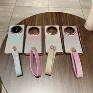 Luxury Electroplated Hands Strap Bling Glitter Hard Case For Honor Magic V3 Vs3 Vs2 V2 Phone Cover C