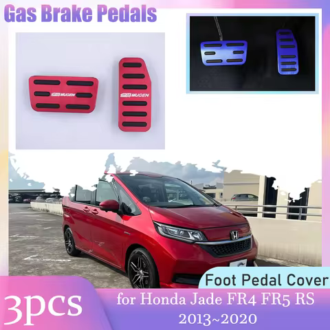 Car Gas Brake Pedals for Honda Freed GB5 GB6 GB7 GB8 2017~2024 No Drilling Anti-Slip Alloy Footrest 
