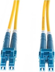 4Cabling Plusoptic 1m LC-LC OS2 / OS1 Singlemode Fibre Optic Duplex LSZH Patch Lead : 2mm Oversleevi