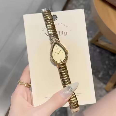 GEDI Ladies Watch Wristwatch Luxury Waterproof Fashionable Niche Irregular Design Quartz Woman Watch