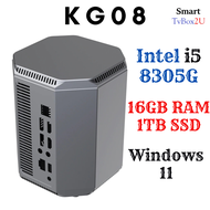 KG08 Intel i5 8305G Windows Mini PC Gaming Computer 16GB RAM 1TB SSD Intel Core i5 Windows 11 Mini Computer Mini Desktop Mini Laptop Mini CPU Gamer PC Gamer Computer