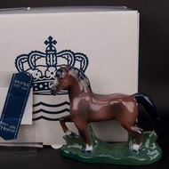  盒裝皇家哥本哈根Royal Copenhagen 2014馬瓷偶