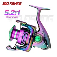 VX Titan Vertical Fishing Reel 7 Colors Lure Fishing Reel Size 3000 to 7000 Quality Fish Loading 8-1