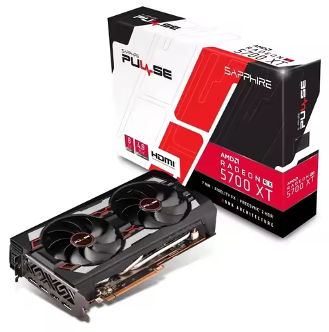Pulse RX5700XT RX5700 8GB Gaming Video Card used
