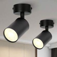 GU10 Recessed Ceiling Light, Black/White, Aluminum Material, Suitable For GU10 Bulb, Applicable For 