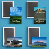 Fridget Fridge Magnet Souvenir By Mountain Climber Bromo Semeru Rinjani Merbabu Fridge Magnet