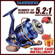 Fishing Reel Jigging Reel Spinning Reel 5.2:1 High Speed Fishing Accessories Fishing Rod Set