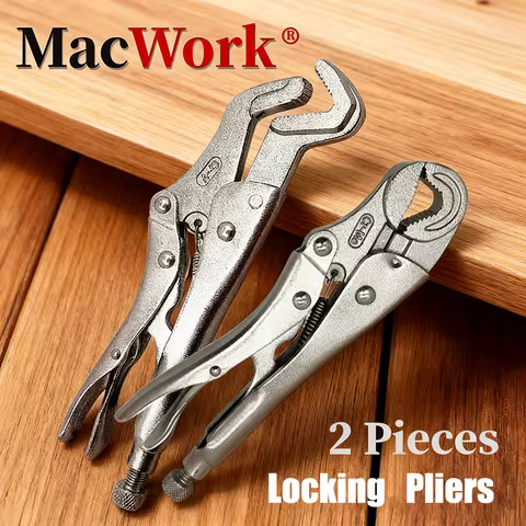 2 PCS Parrot Nose Adjustable Locking Pliers Toughbuilt Manual Tools Professional Durable Pliers Univ