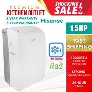 Hisense R32 Portable Air Conditioner 1.0 HP AP09KVG | 1.5HP AP12NXG