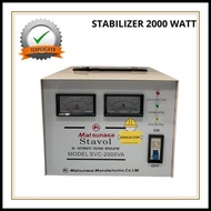Stabilizer Stabliser Stavol Matsunaga 2000 Watt 2000 W 2000W