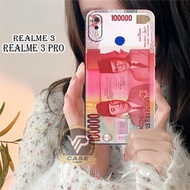 [VVIPCASE] Case Hp Realme 3 3 Pro 5 5i 5s 5 Pro C3 Narzo 20a Fashion Case Cartoon MONEY Material Fle