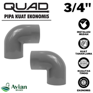 QUAD KENI 3/4 AW INCH QUAD KNEE 3/4 AW INCH SAMBUNGAN ELBOW 3/4 INCH QUAD VALVE