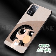 Softcase Glass Kaca OPPO A57 (4G) 2022 - Casing hp OPPO A57 (4G) 2022 [ S77 ].