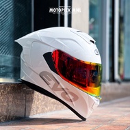 EVO GT PRO MONOCOLOR | FULL FACE HELMET | DUAL VISOR WITH FREE CLEAR LENS