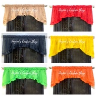 Jaycee Curtain Shop | Plain Geena MSP Style Curtain 60x27 | Made in Geena Printed