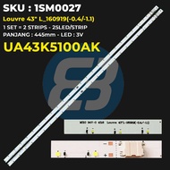 Samsung 43 Inch TV Backlight UA43K5100AK UA43K5100 Louvre 43" L_160919(-0.4/-1.1)