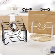 Multipurpose Pot Lid Rack - Pot Holder - Pot Rack - Pot Lid Holder - Cutting Board Rack