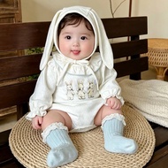[Uzfkids Baby & Kids] Bunny Soft Onesie Series/Baby Onesie/Baby Onesie/Baby Girl Onesie/Newborn