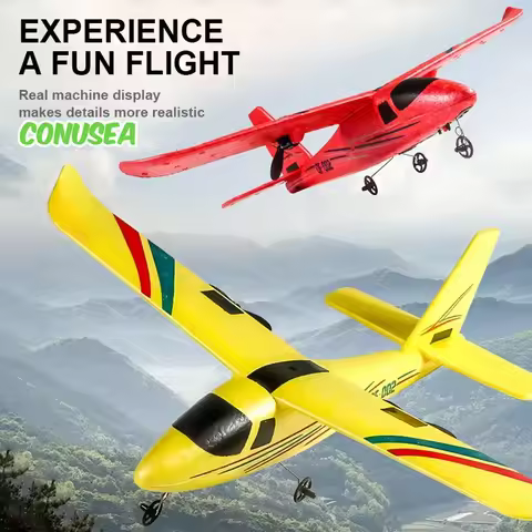 QF002 Rc Plane Glider 2.4G 2Ch Hand Throwing Epp Foam Fixed Wings Aircraft Remote Control Airplane F